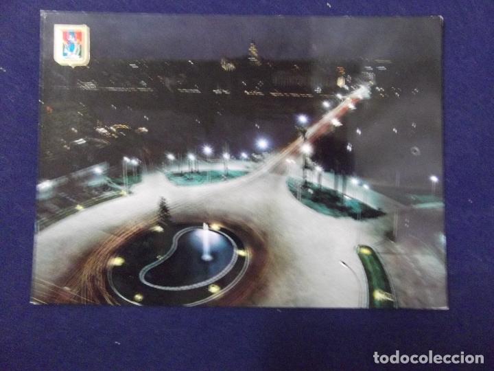 Postales: SEVILLA-V3- N&ordm;27-PLAZA DE CUBA-VISTA NOCTURNA-ESCUDO DE ORO
