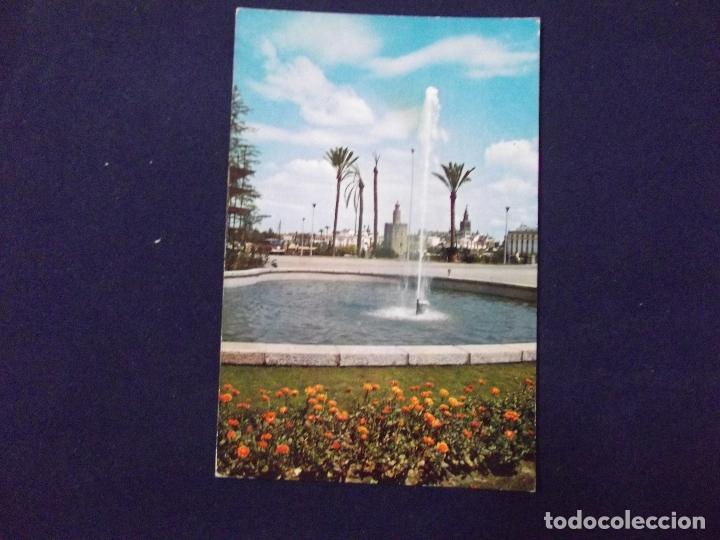 Postales: SEVILLA-V3- N&ordm;8331-SERIE II-TORRE DEL ORO Y GIRALDA AL FONDO-DLB.17891-V