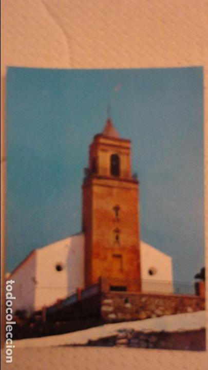 Postales: ANTIGUA POSTAL.PARROQUIA SANTA CRUZ.LA PUEBLA DE GUZMAN.HUELVA.FITER.1971
