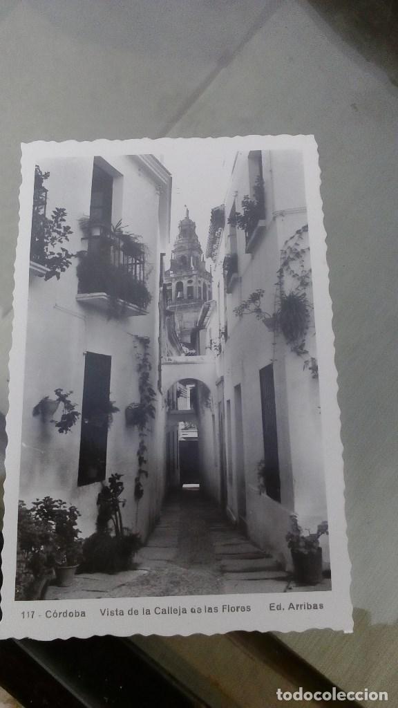 Postales: POSTAL ANTIGUA CORDOBA VISTA DE LA CALLEJA DE LAS FLORES ED. ARRIBAS