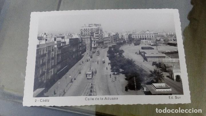 Postales: POSTAL ANTIGUA DE CADIZ CALLE DE LA ADUANA N&ordm; 2 ED. SUR