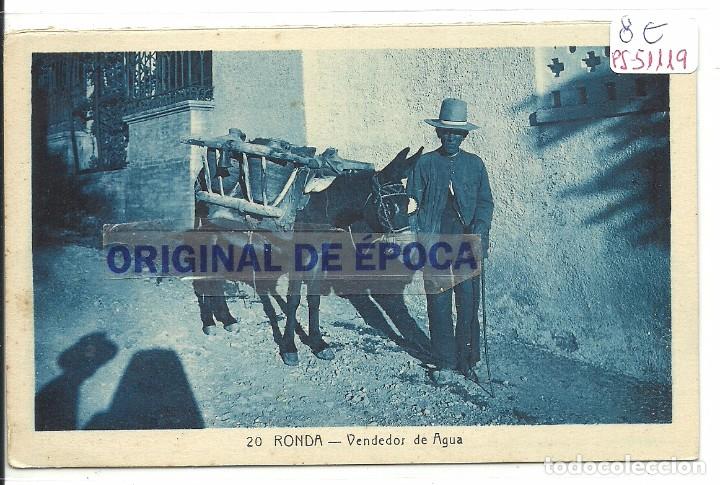 Postales: (PS-51119)POSTAL DE RONDA-VENDEDOR DE AGUA