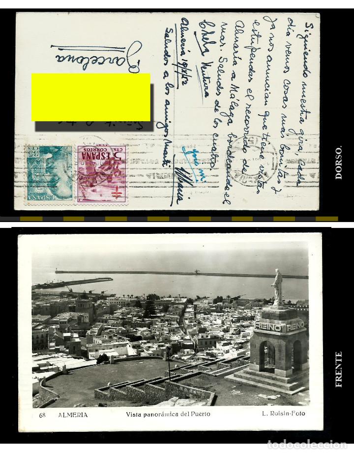 Postales: 68. Almeria. Vista panoramica del Puerto. L.Roisin. Foto.