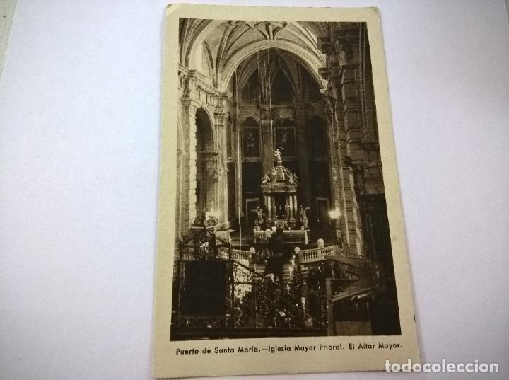 Postales: PUERTO DE SANTA MARIA-IGLESIA MAYOR PRIORAL-EL ALTAR MAYOR-EDICION GRAFICAS ANDALUZAS-N