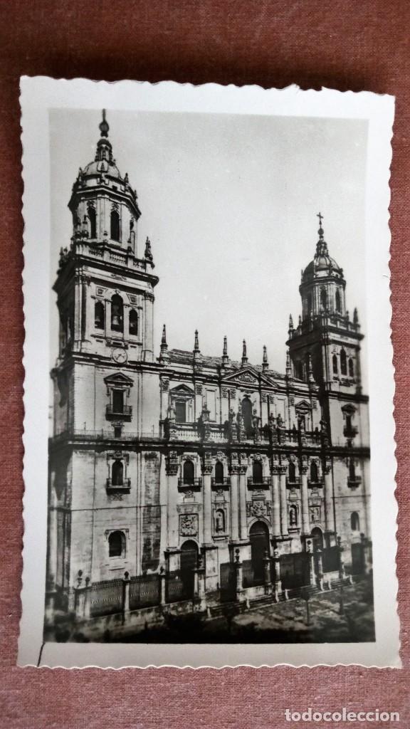 Postales: ANTIGUA POSTAL JAEN - FACHADA DE LA CATEDRAL