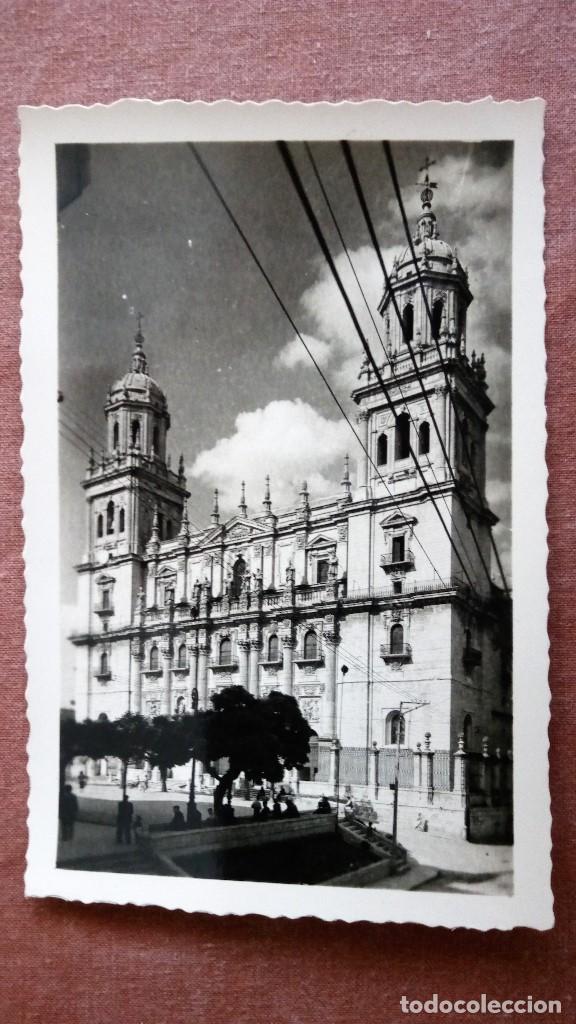 Postales: ANTIGUA POSTAL JAEN - FACHADA DE LA CATEDRAL