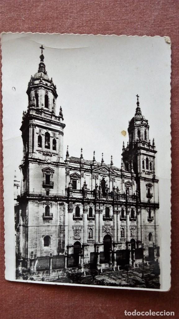 Postales: ANTIGUA POSTAL JAEN - FACHADA DE LA CATEDRAL