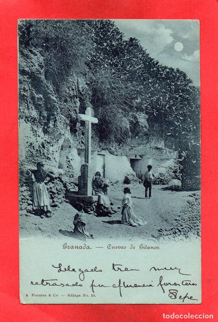 Postales: granada. cuevas de gitanos - Foto 1
