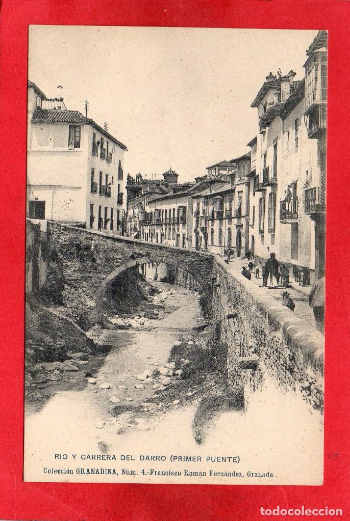 Postales: granada. rio y carrera del darro - Foto 1