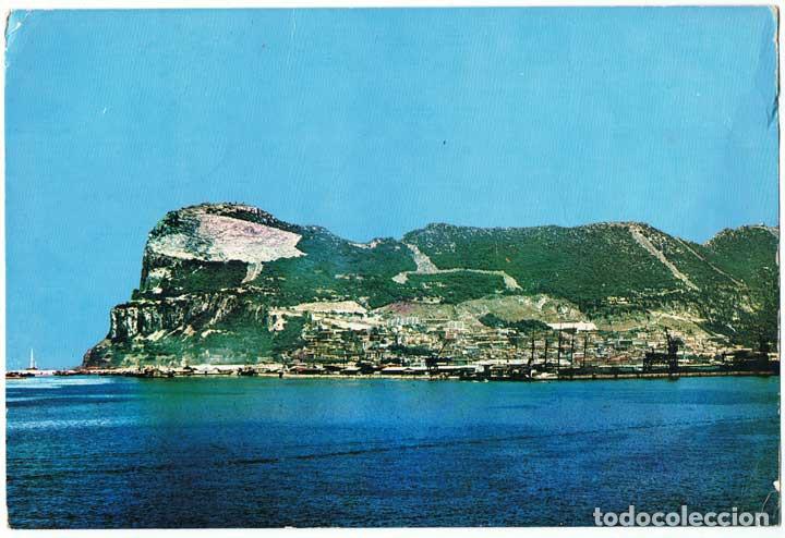 Postales: Postal gigante de Gibraltar. Publicidad al dorso de Espasmo-G&eacute;mora. 24 x 16,5 cm