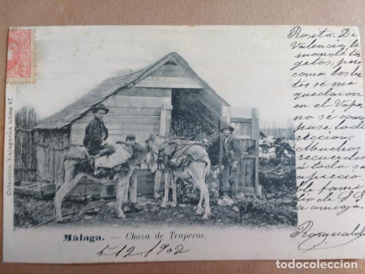 Postales: CHOZA DE TRAPEROS, MALAGA, COLECCION MALAGUE&Ntilde;A N&ordm; 68