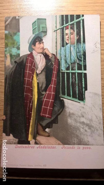 Postales: Costumbres andaluzas. Purger. Dorso sin dividir