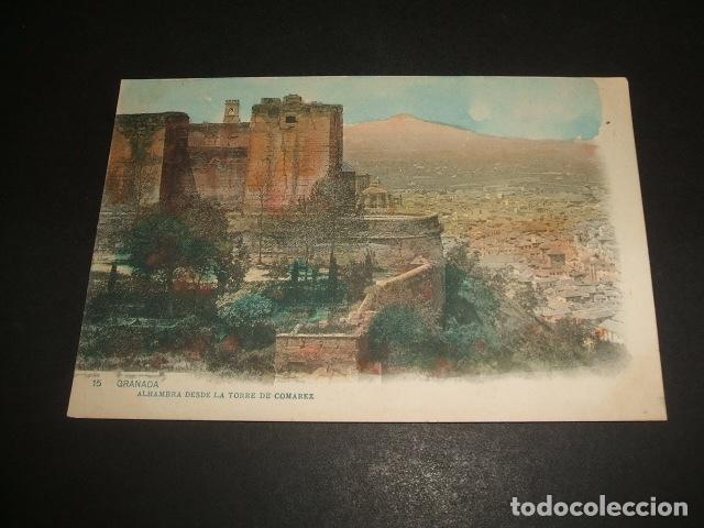 Postales: GRANADA ALHAMBRA DESDE LA TORRE DE COMARES - Foto 1