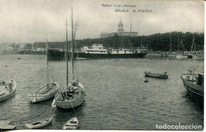 Postcards: M&Aacute;LAGA- EL PUERTO- HAUSER- RARA