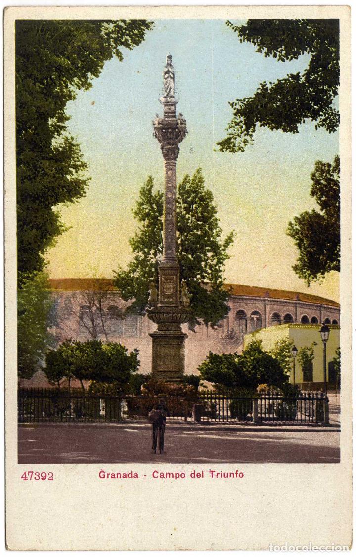 Postales: PRECIOSA POSTAL - GRANADA - CAMPO DEL TRIUNFO - Foto 1