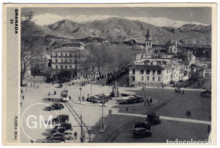 Postales: PRECIOSA POSTAL - GRANADA - PUERTA REAL - Foto 1