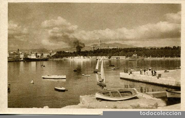 Postcards: M&Aacute;LAGA-VISTA PARCIAL DEL PUERTO-ARILVA