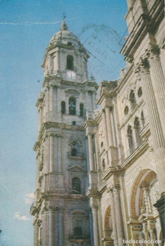 Postales: N&ordm; 30669 POSTAL TORRE DE LA CATEDRAL MALAGA