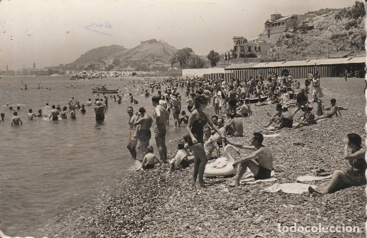 Postales: N&ordm; 30644 POSTAL MALAGA PLAYA DE LOS BA&Ntilde;OS DEL CARMEN