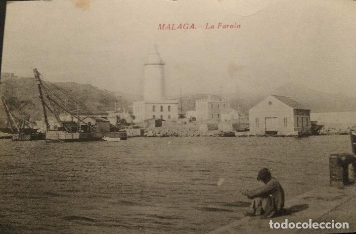 Postales: POSTAL DE MALAGA, LA FAROLA - Foto 1