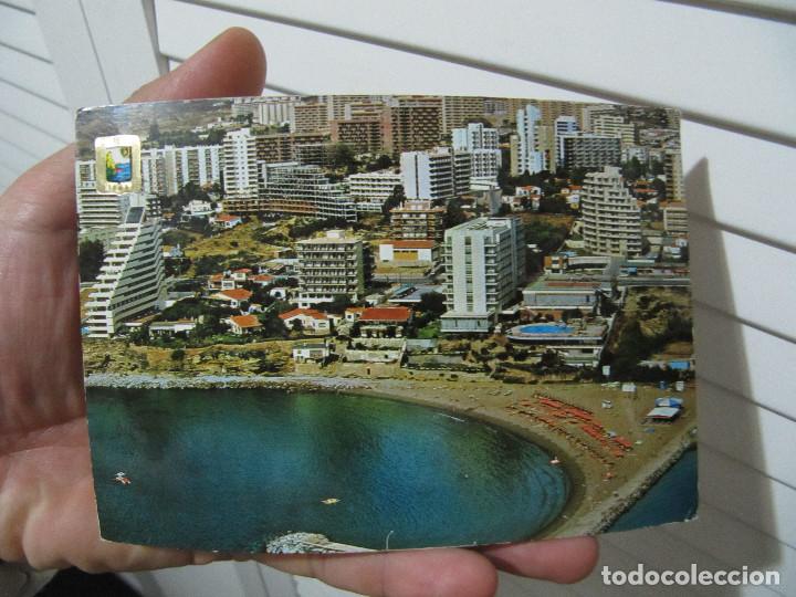 Postales: N&ordm; 104 TORREMOLINOS-BENALMADENA COSTA .VISTA PARCIAL AEREA DOMINGUEZ CIRCULADA