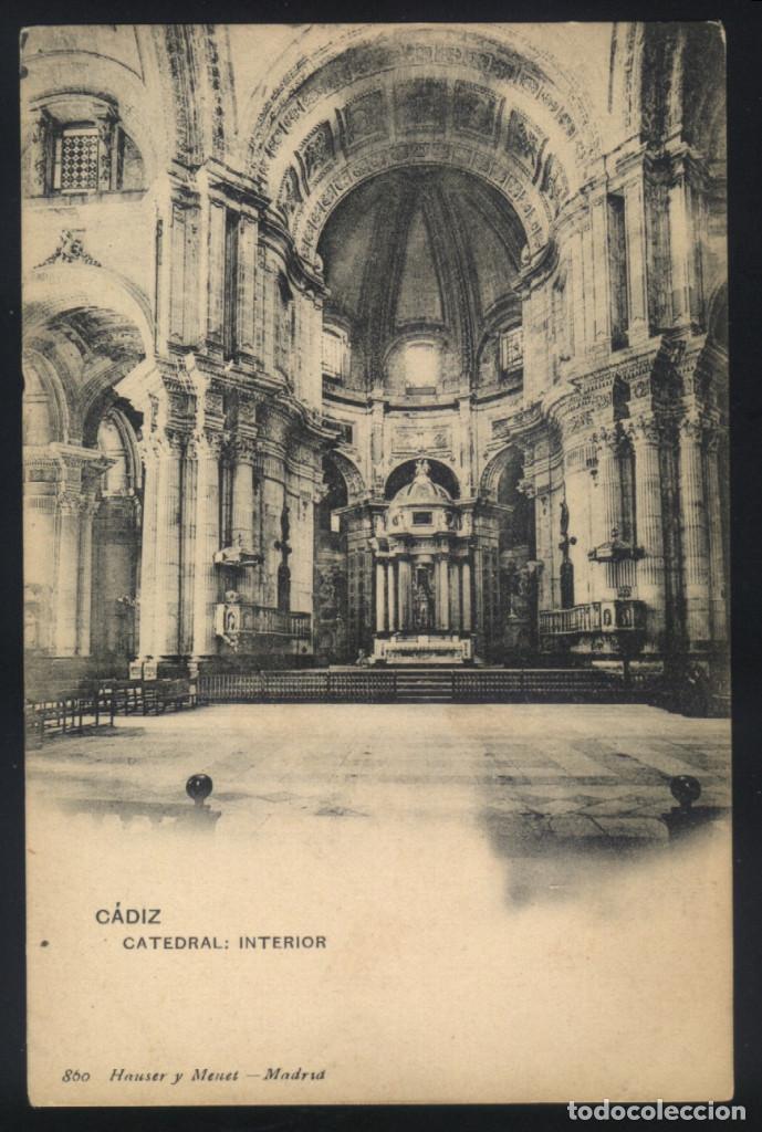 Postales: A-4548- CADIZ. CATEDRAL. INTERIOR.