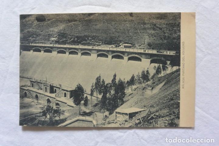 Postales: ANTIGUA TARJETA POSTAL MALAGA PANTANO DEL AGUJERO