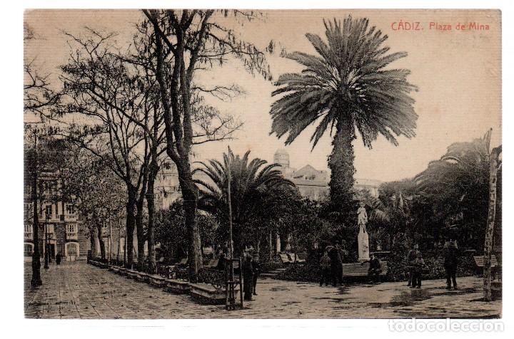 Postkarten: TARJETA POSTAL ,CADIZ ,PLAZA DE MINA.FOTOTIPIA THOMAS.