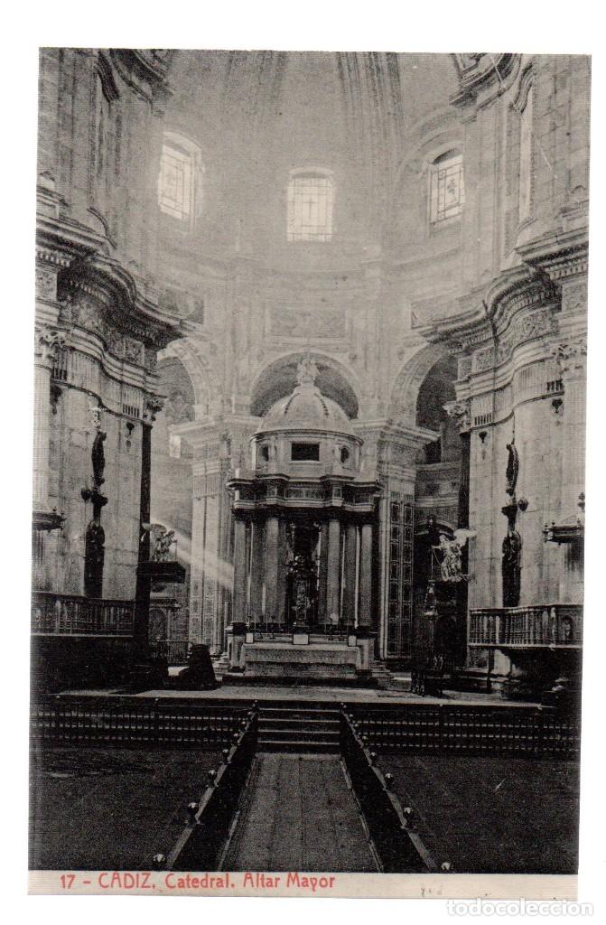 Postkarten: TARJETA POSTAL ,CADIZ ,CATEDRAL,ALTAR MAYOR. FOTOTIPIA THOMAS.