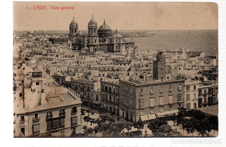 Postkarten: TARJETA POSTAL ,CADIZ ,VISTA GENERAL. FOTOTIPIA THOMAS.