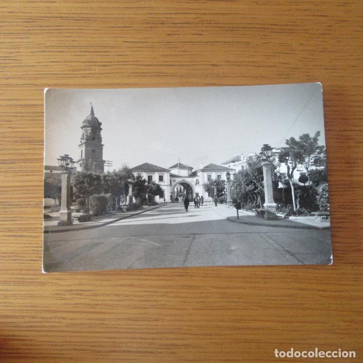 Postales: antigua postal andujar, paseo de la plaza espa&ntilde;a y torre san miguel