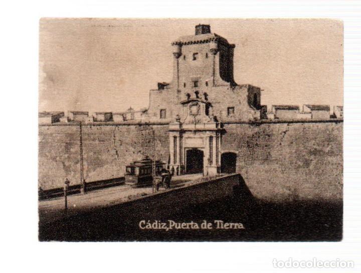 Postais: POSTAL ORIGINAL DECADA DE LOS 30.CADIZ,PUERTA DE TIERRA,No 775.VER TAMA&Ntilde;O Y EXPLICACION.