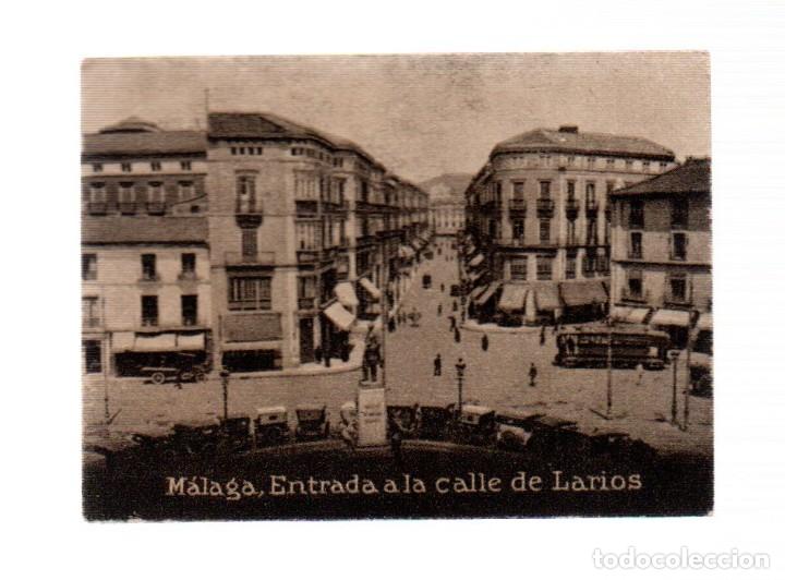 Postales: POSTAL ORIGINAL DECADA DE LOS 30,MALAGA,ENTRADA A LA CALLE DE LARIOS,No822.VER TAMA&Ntilde;O Y EXPLICACION.
