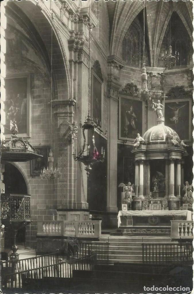 Postales: Postal Puerto de Santa Maria.Cadiz.Interior de la Iglesia Mayor Prioral.Circulada 1964.