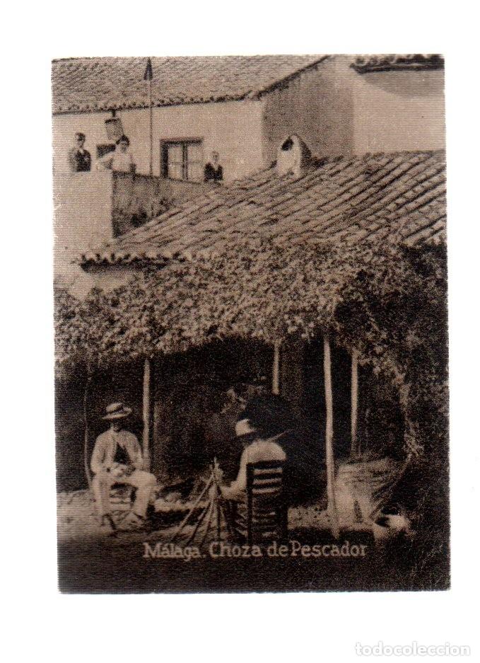 Postales: POSTAL ORIGINAL DECADA DE LOS 30.MALAGA ,CHOZA DEL PESCADOR,No 840. VER TAMA&Ntilde;O Y EXPLICACION.
