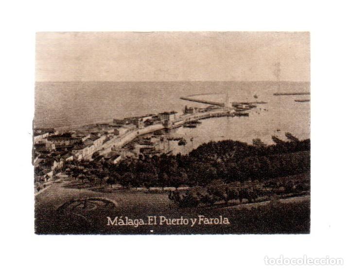 Postales: POSTAL ORIGINAL DECADA DE LOS 30.MALAGA,EL PUERTO Y LA FAROLA,No 823. VER TAMA&Ntilde;O Y EXPLICACION.