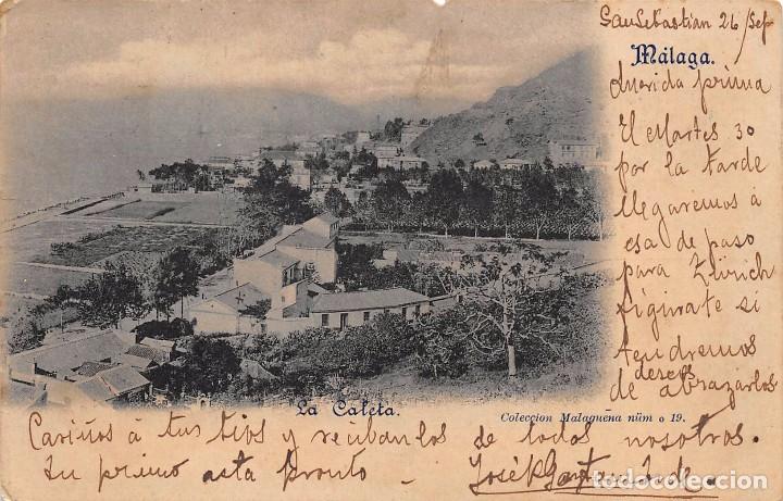Postales: M&Aacute;LAGA.- LA CALETA