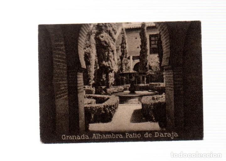 Postkarten: POSTAL ORIGINAL DECADA DEL 30.GRANADA,ALHAMBRA, PATIO DE DARAJA,No 885. VER TAMA&Ntilde;O Y EXPLICACION.
