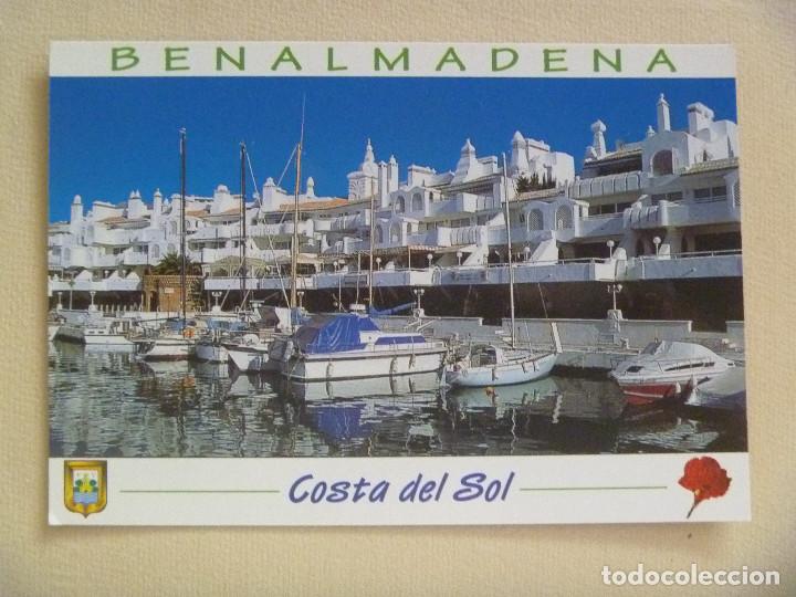 Postales: POSTAL DE BENALMADENA ( MALAGA ) , COSTA DEL SOL : PUERTO DEPORTIVO
