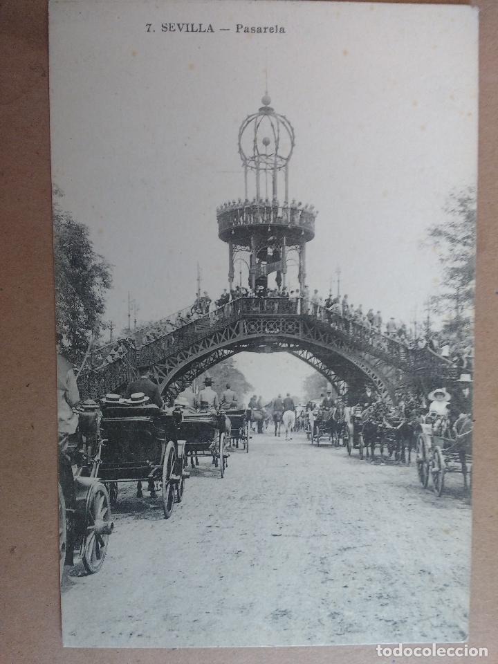 Postales: POSTAL SEVILLA PASARELA - Foto 1