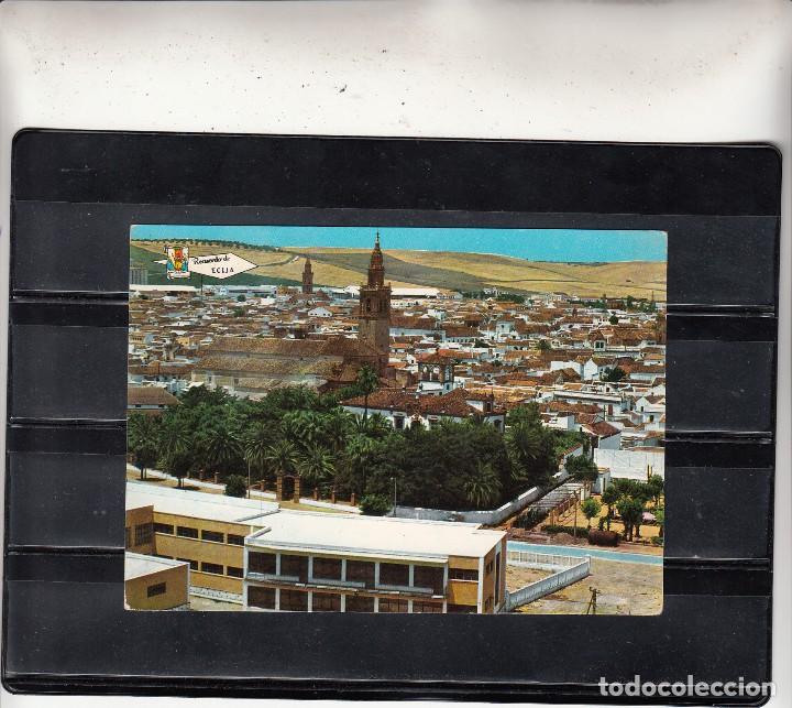 Postales: ECIJA. VISTA PARCIAL E IGLESIA SANTIAGO