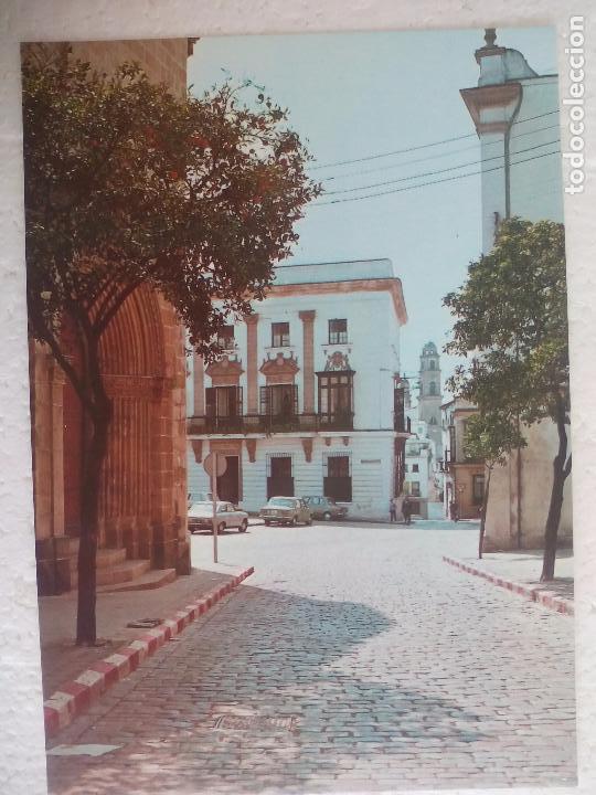 Postales: Tarjeta postal J&eacute;rez de la Frontera Cadiz 534. Plaza Asunci&oacute;n.Iglesia San Dionisio Post Card