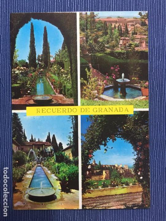 Postales: POSTAL GRANADA, RECUERDO DE GRANADA - Foto 1