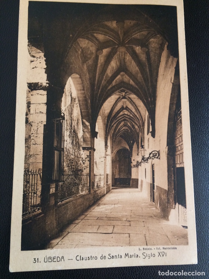 Postales: Antigua postal 31  de ubeda claustro de Santa Maria