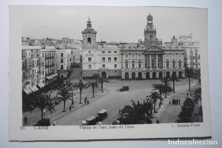 Postales: postal cadiz - pl.s.juan de dios.-foto roisin cm