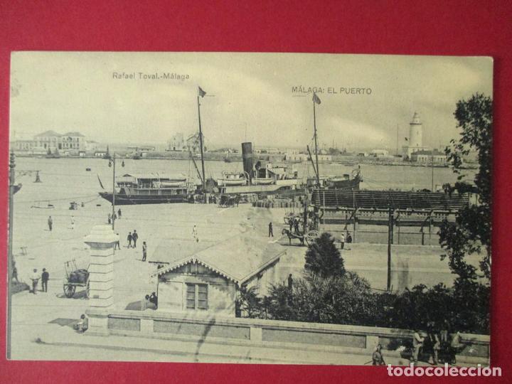 Cartoline: POSTAL M&Aacute;LAGA, PUERTO - P3281