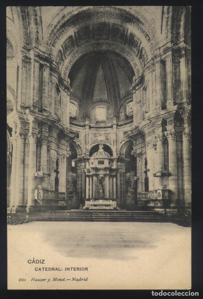 Postales: A-4616- CADIZ. CATEDRAL. INTERIOR.