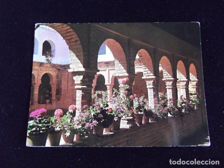 Postales: HUELVA-V43-COSTA DE LA LUZ-LA RABIDA-PATIO MUDEJAR DEL MONASTERIO-ESCRITA