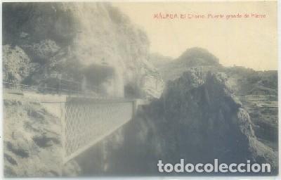 Postales: POSTAL ANTIGUA DE MALAGA. EL CHORRO. PUENTE GRANDE DE HIERRO   P-ANMA-614