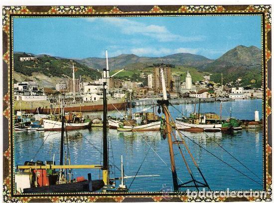 Postales: -20379 POSTAL MALAGA, VISTA DEL PUERTO Y FARO, BARCOS